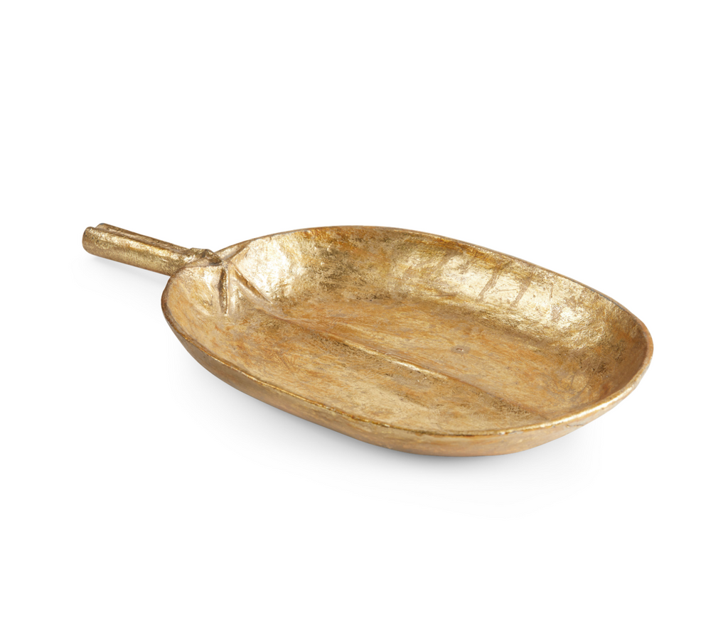 Villa & House Gold Leaf Clovis Plate