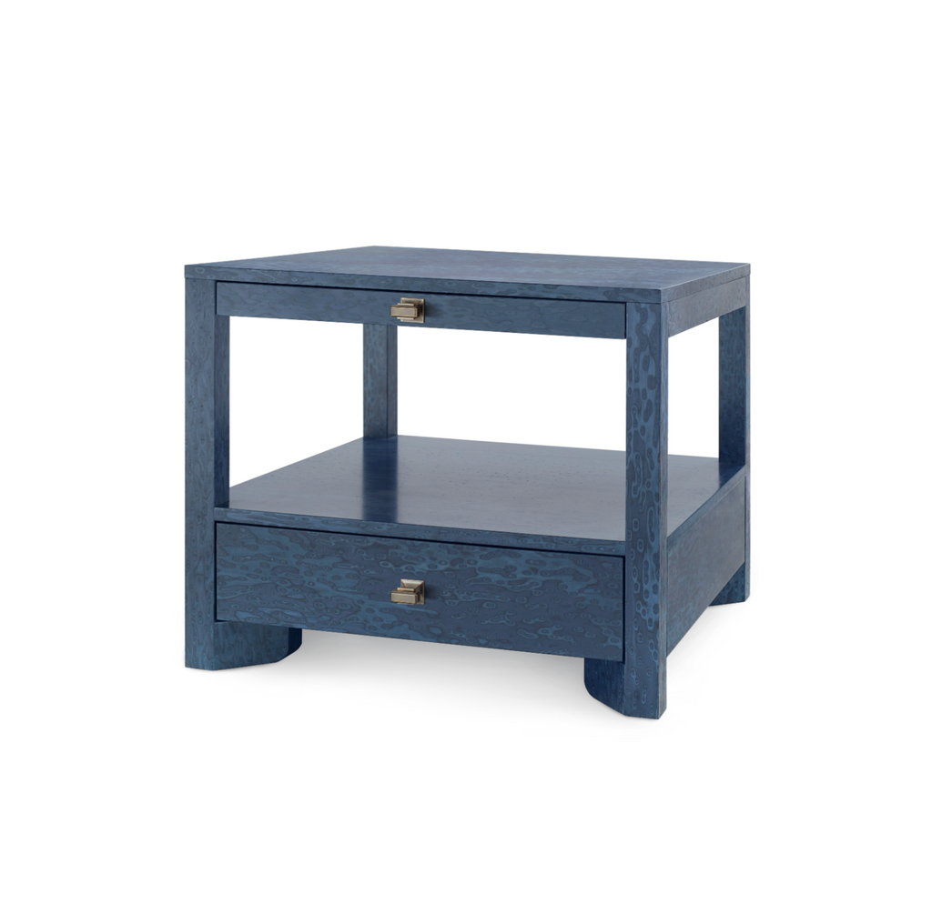 Villa & House Deep Navy Lugano 1-Drawer Side Table