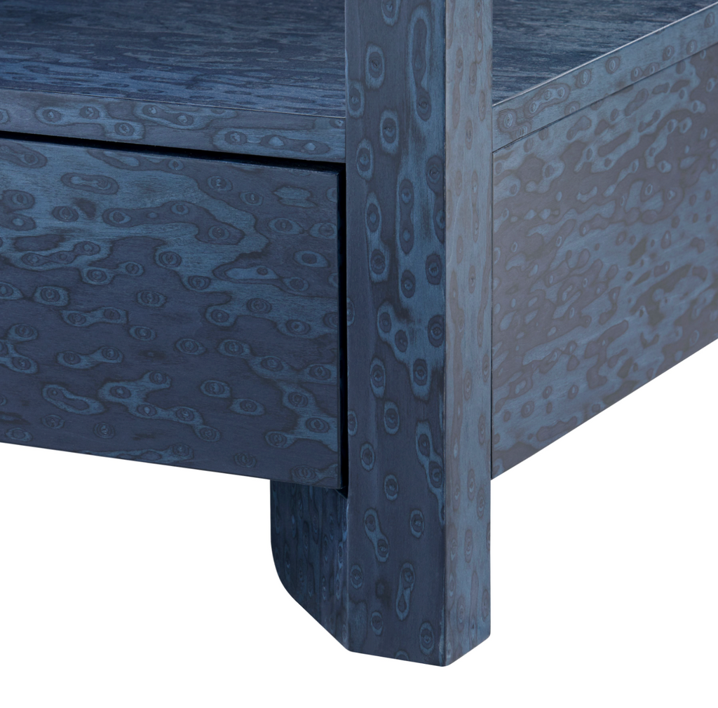 Villa & House Deep Navy Lugano 1-Drawer Side Table