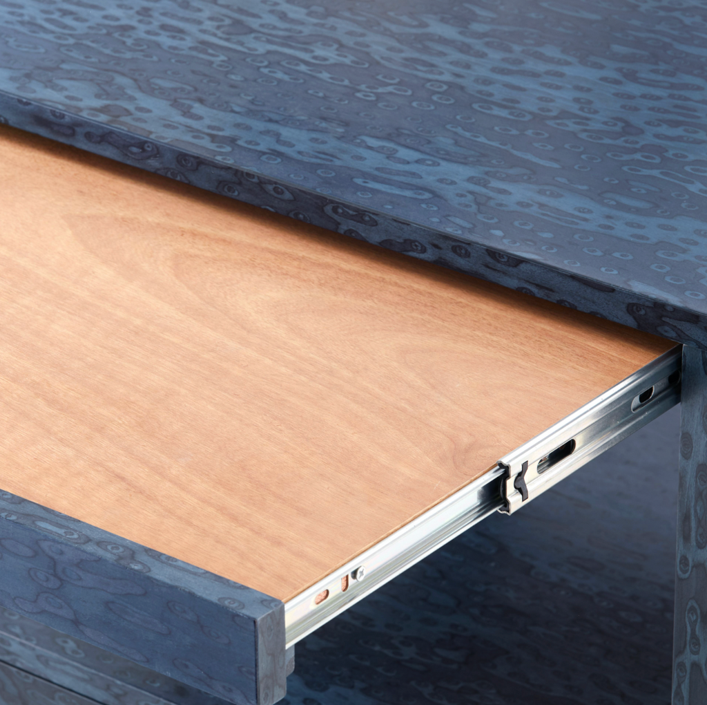 Villa & House Deep Navy Lugano 1-Drawer Side Table