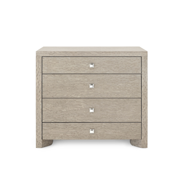 Villa & House Taupe Gray Lugano Large 4-Drawer