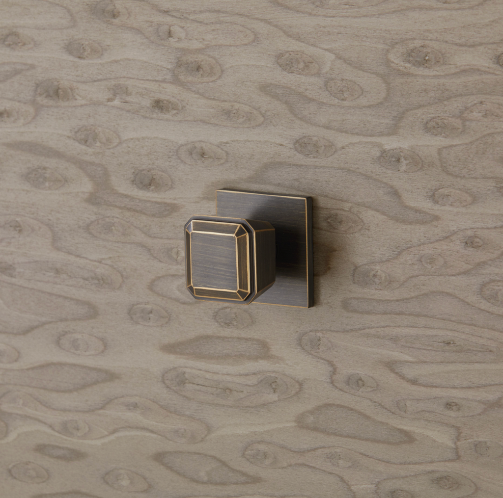 Villa & House Taupe Gray Lugano 1-Drawer Side Table