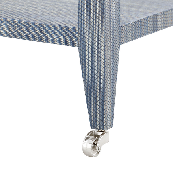 Villa & House Colonial Blue Shimmer Martin Side Table