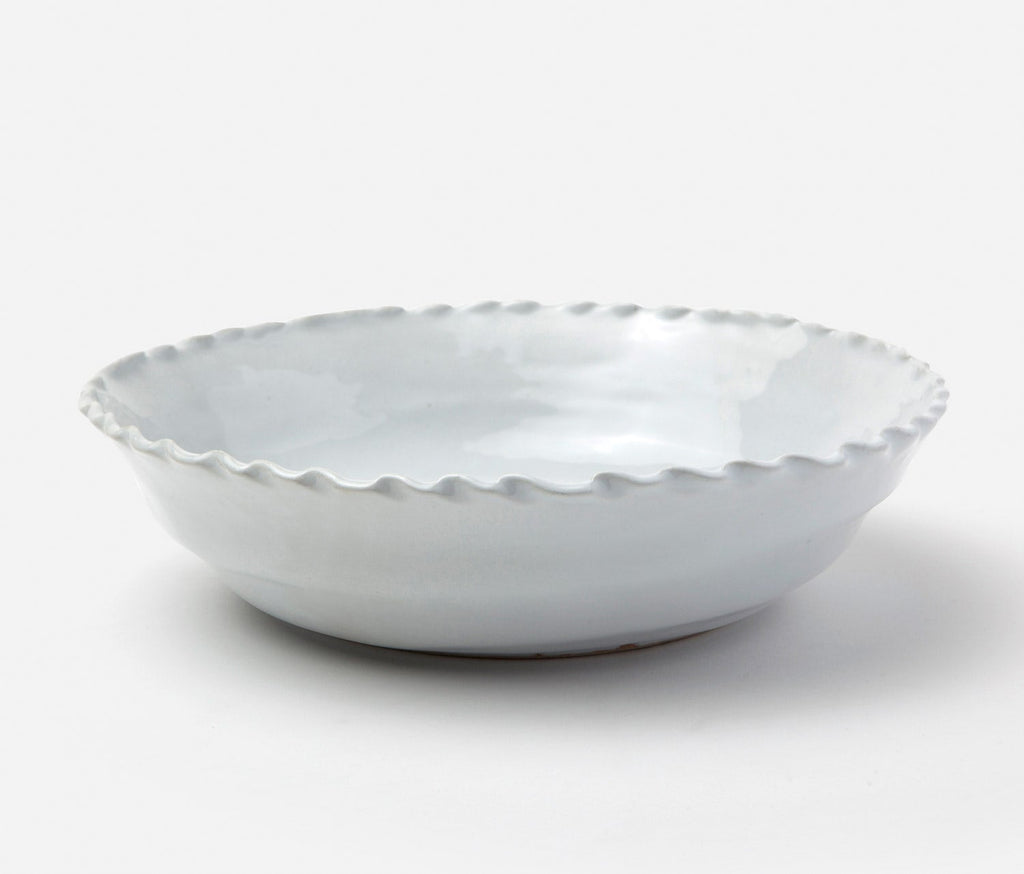 Blue Pheasant Adina Large Serving Bowl, Set of Two - Antique White