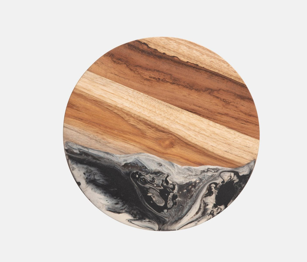 Blue Pheasant Austin Swirled Cake Stand - Black