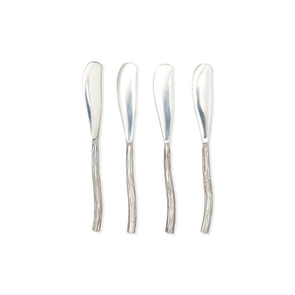 Blue Pheasant Danele Polished Silver Spreaders