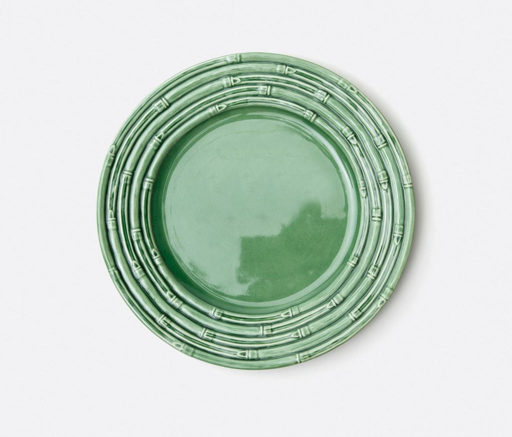 Blue Pheasant Gia Green Bamboo Dinner Plate / Set of 4