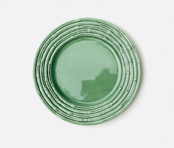 Blue Pheasant Gia Green Bamboo Dinner Plate / Set of 4