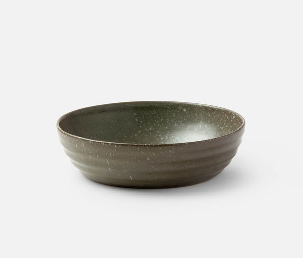 Blue Pheasant Hayes Gray Salt Glaze Serving Bowl