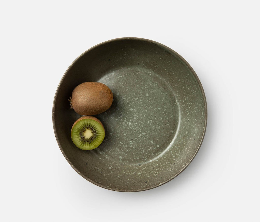 Blue Pheasant Hayes Gray Salt Glaze Serving Bowl