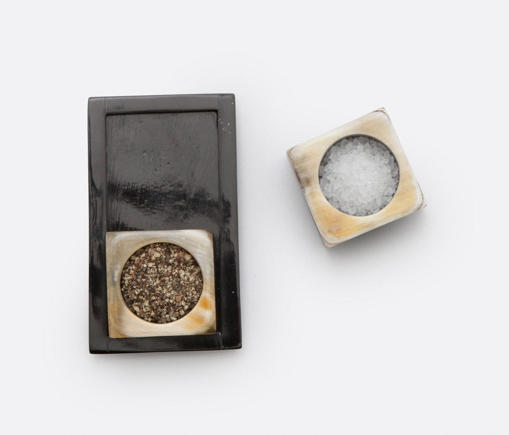 Blue Pheasant Lia Pinch Bowls - Natural & Black