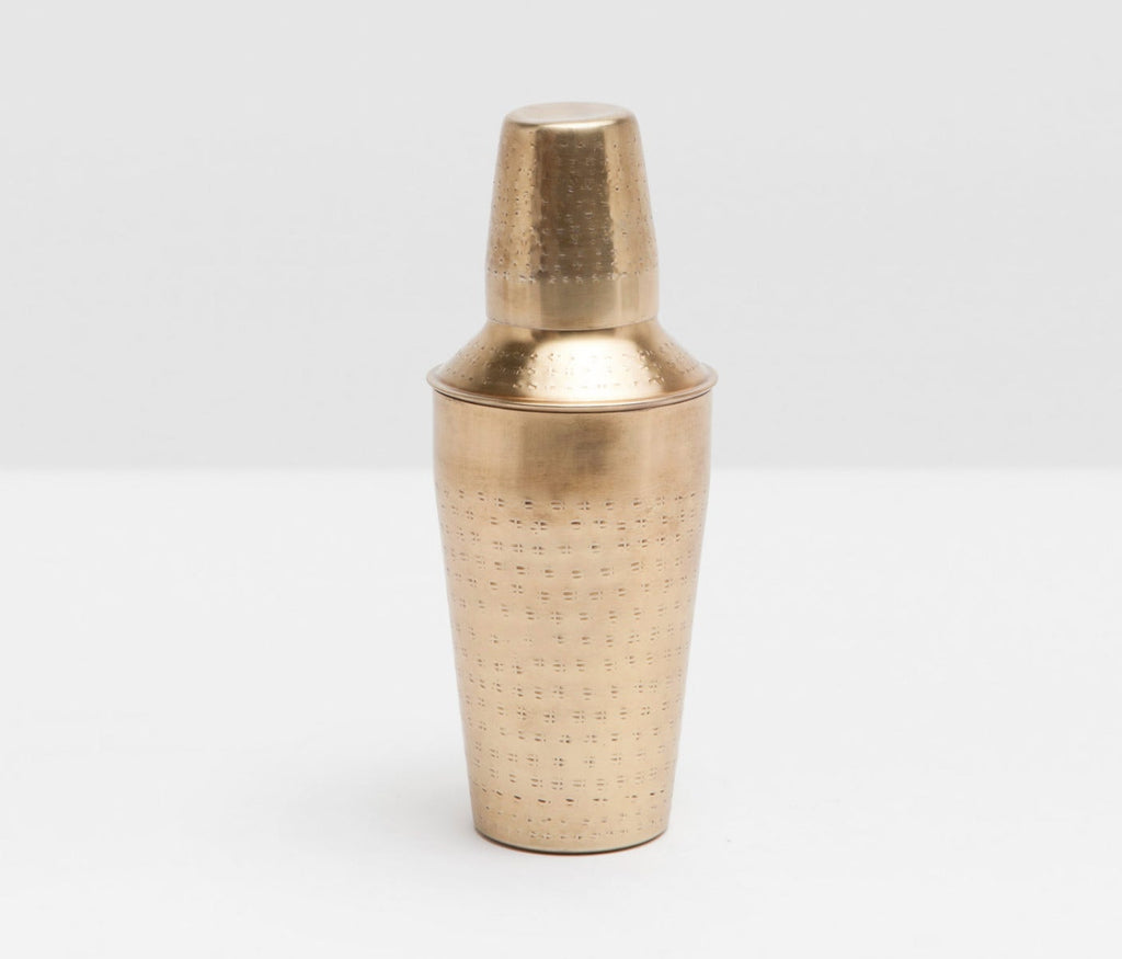 Blue Pheasant Winsford Antique Brass Cocktail Shaker