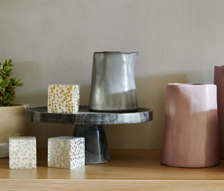 Blue Pheasant Dermott Salt and Pepper Shakers - Spotted Gold