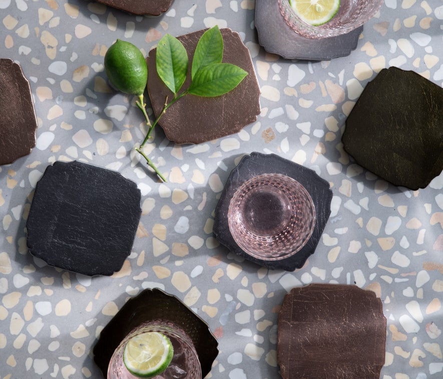 Blue Pheasant Isabelle Olive Coasters - Set of 4