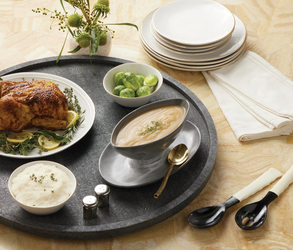 Blue Pheasant Halette Slotted Serving Spoon