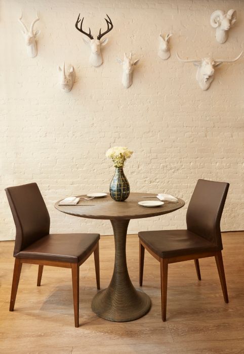 Villa & House Anthracite and Brass Loom Vase