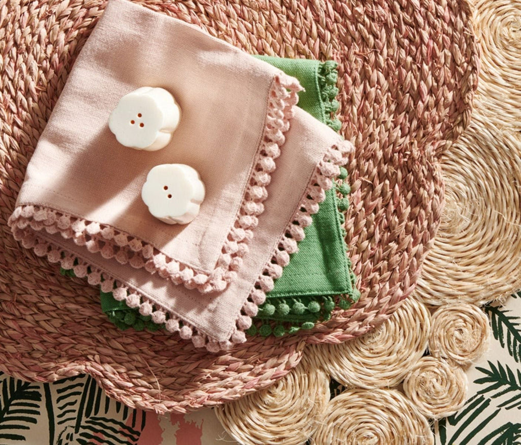 Blue Pheasant Milo Natural Salt and Pepper Shakers - Natural Bone