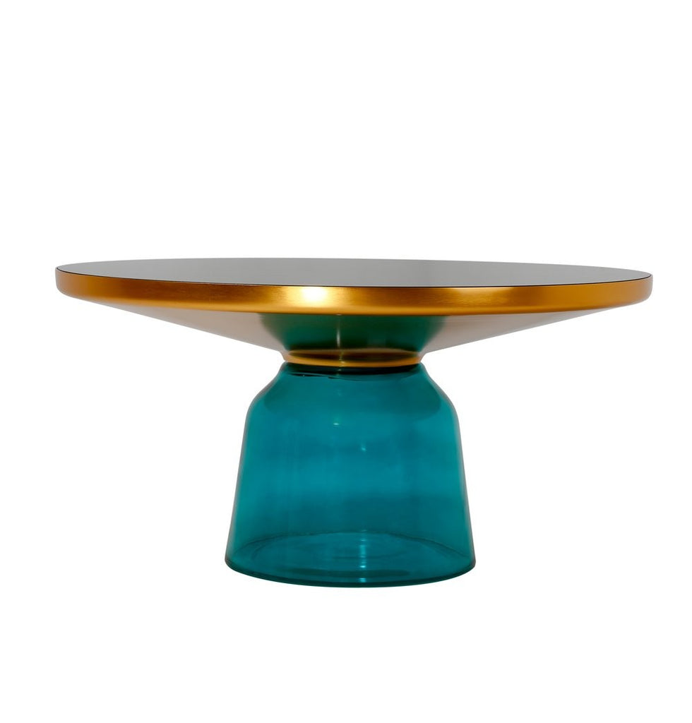 Karin Table Coffee Table - Gold & Green
