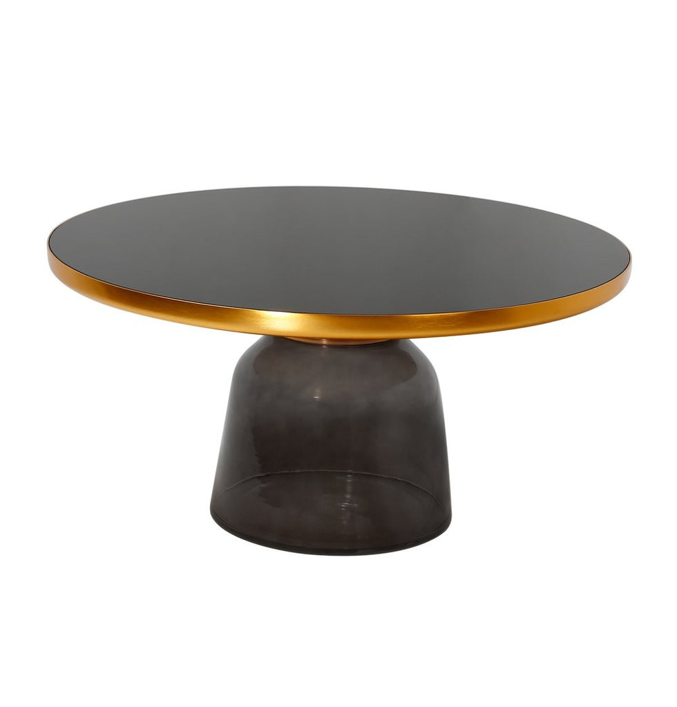 Karin Table Coffee Table - Gold & Grey