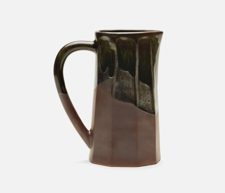 Blue Pheasant Bryce Metallic Green/Bronze Pitcher - Large