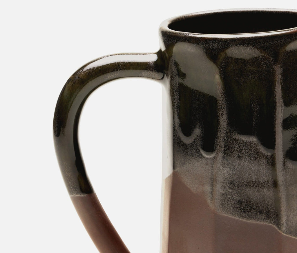 Blue Pheasant Bryce Metallic Green/Bronze Pitcher - Large