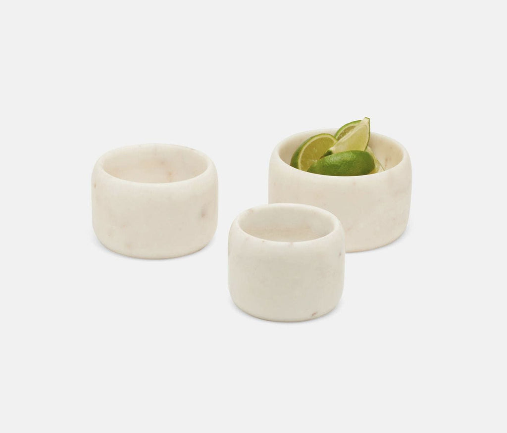 Blue Pheasant Mavis Small Serving Bowls - White