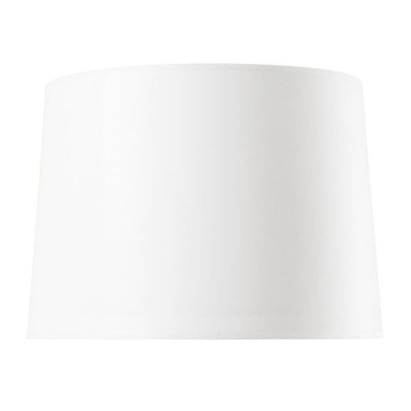 White Paper Shade With Gold - 17 Inch